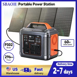 Camping Solar Generator, (with Solar Panel)