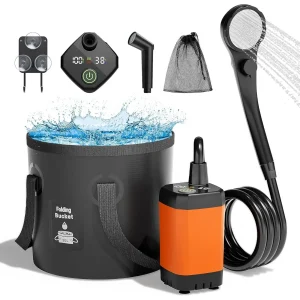 Rechargeable Portable Camping Shower with LED Display